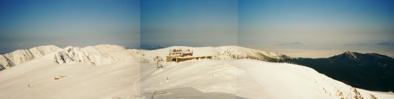 Panorama z vrcholu Chopku -  zpad